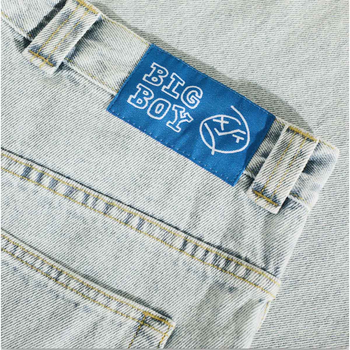 スケートボード polar bigboy OG logo Polar Big Boy Pants Light Blue OG Logo