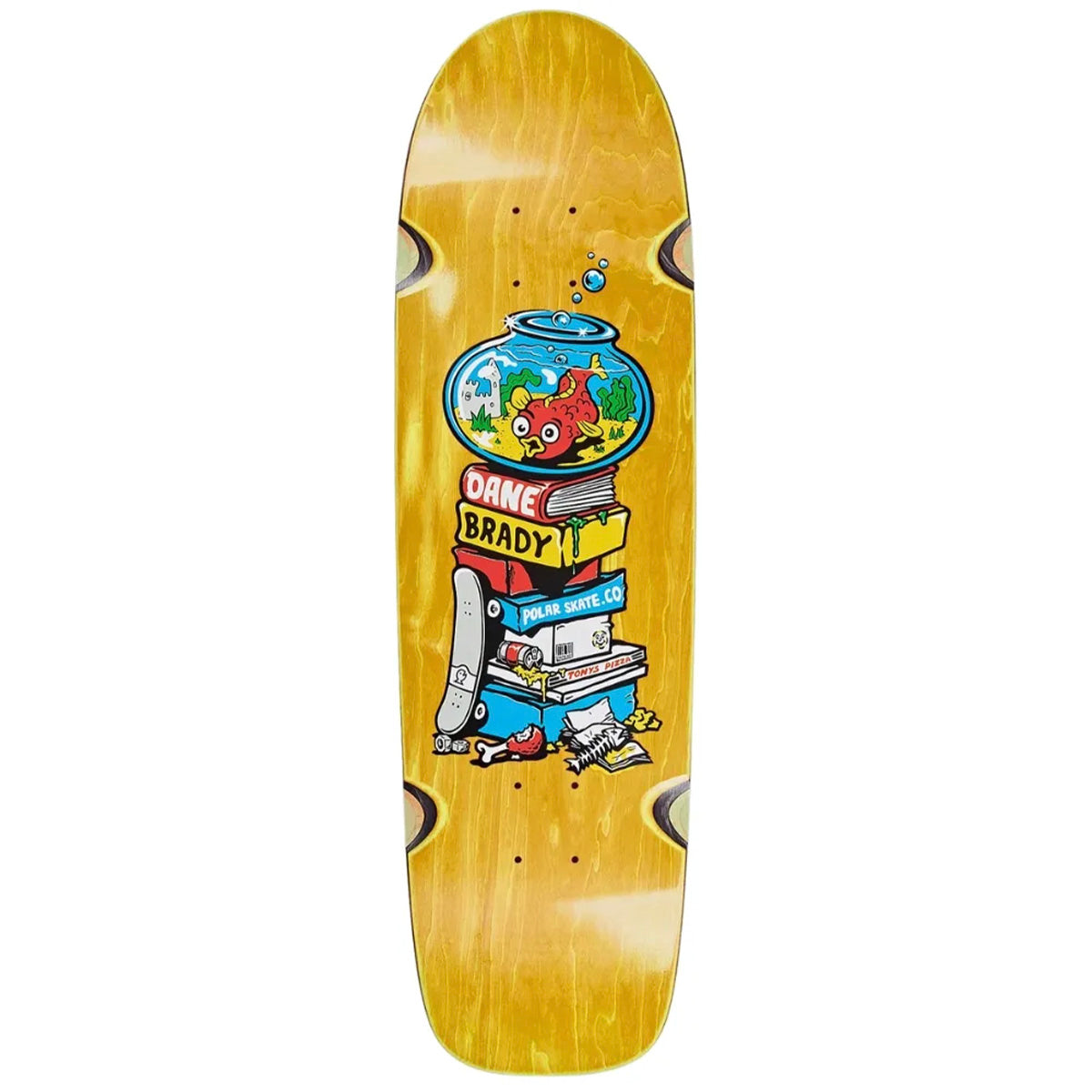 Polar - Dane Brady Fish Bowl Surf Jnr 8.75 Skateboard Deck.