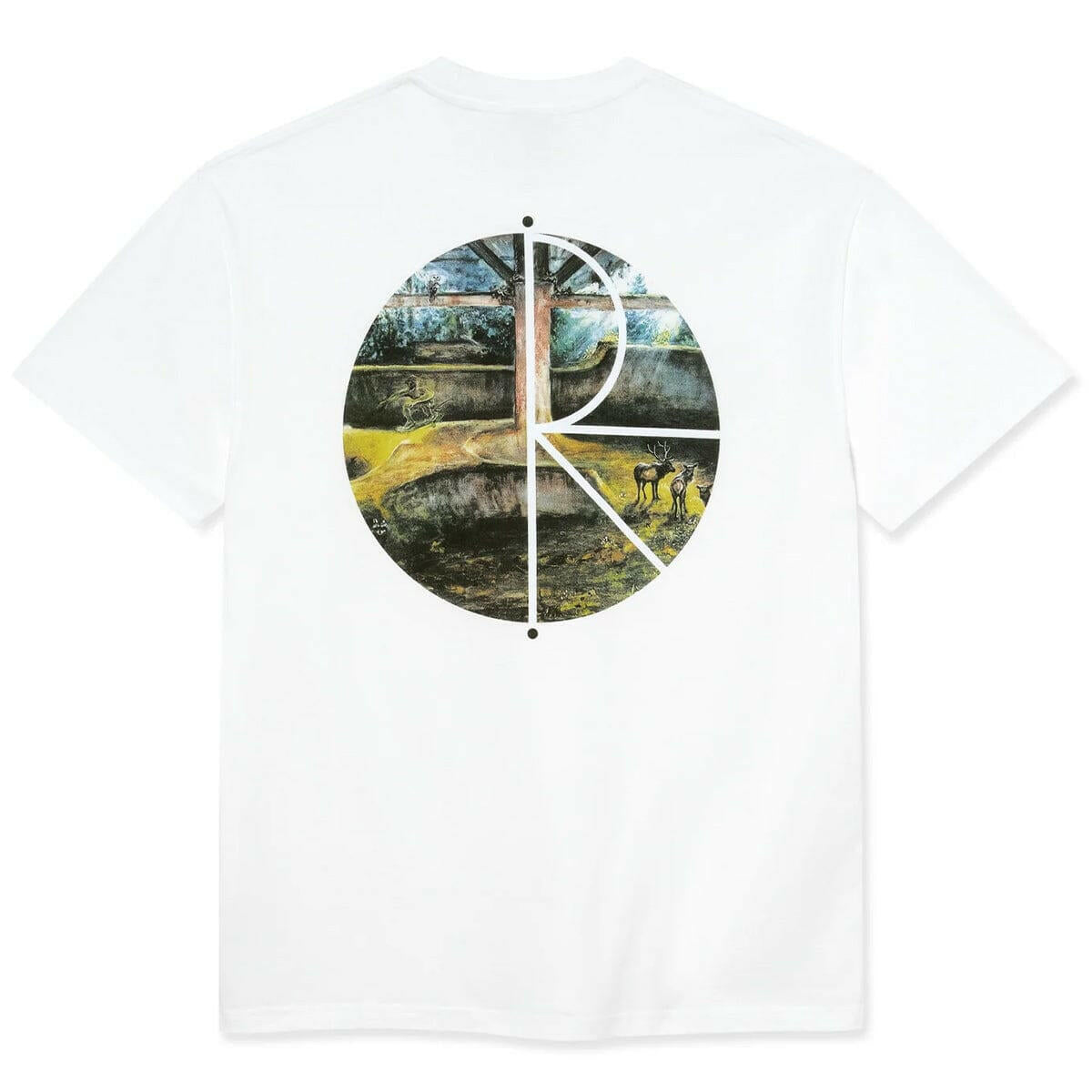 Polar - Fill Logo Burnside 2084 Tee White.
