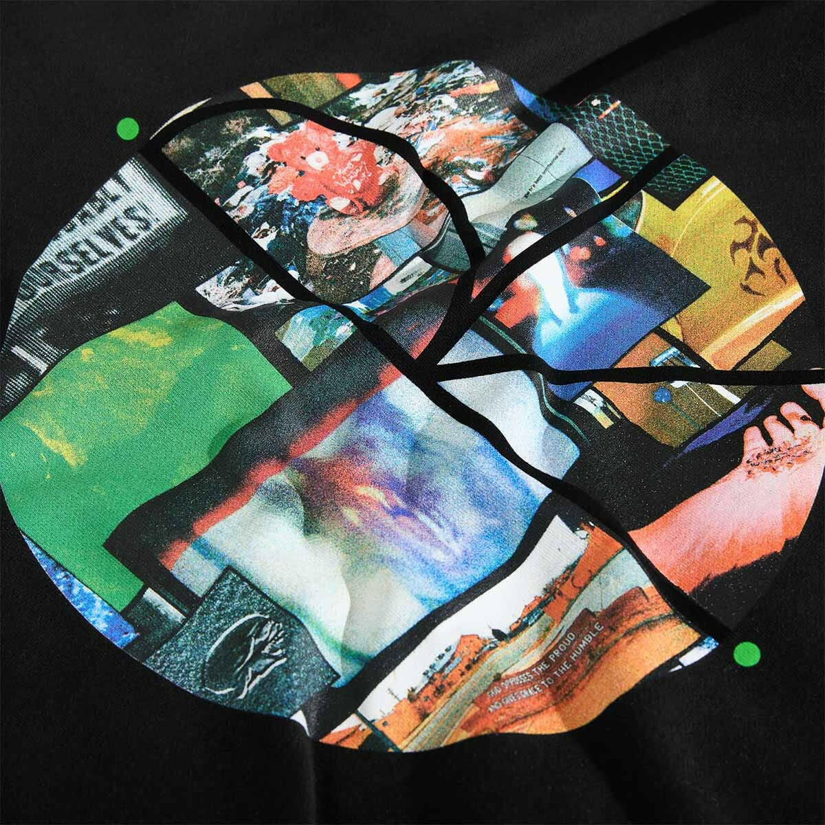 Polar - Fill Logo Ourselves Collage Dave Hoodie Black.