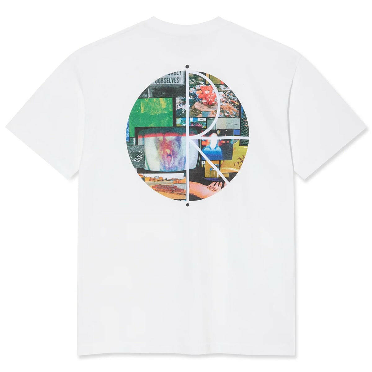 Polar - Fill Logo Ourselves Collage Tee White.