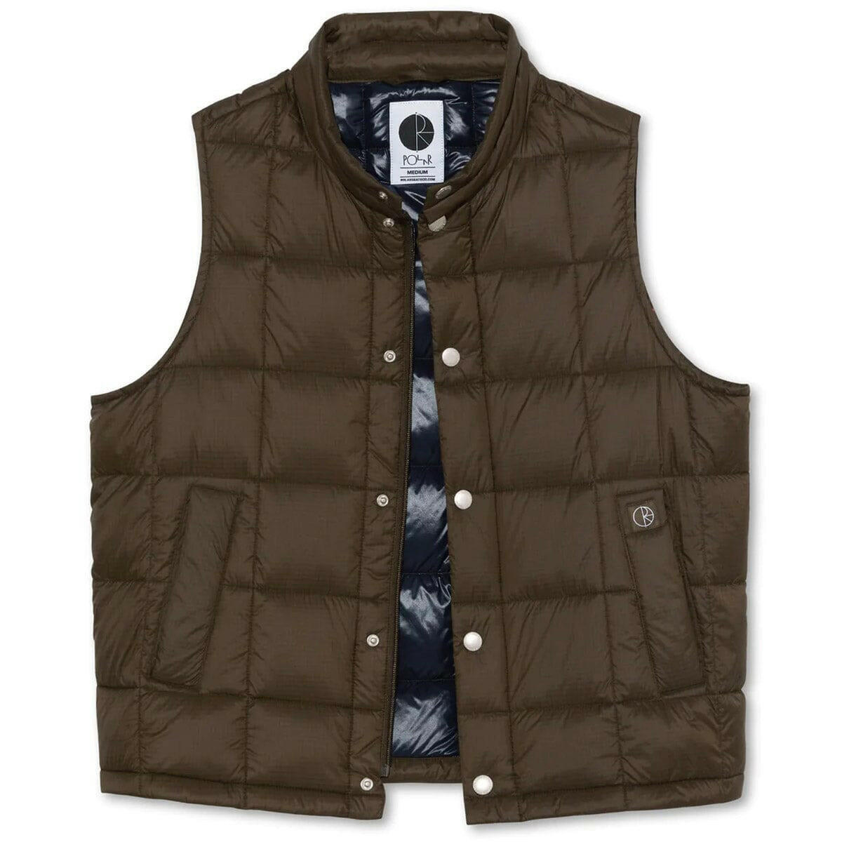 Polar - Lightweight Puffer Vest Brown.