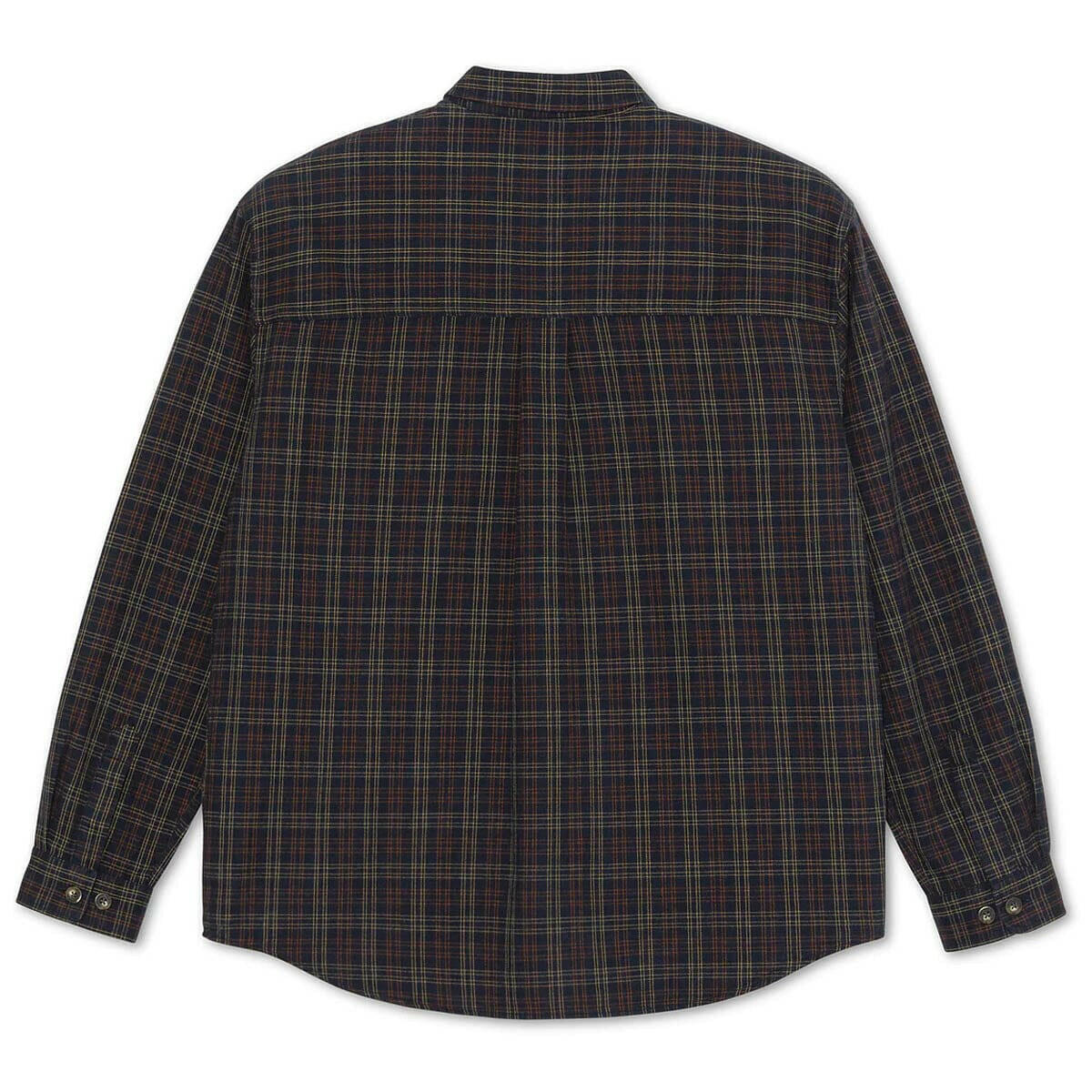 Polar - Mitchell Flannel Shirt Navy/Brown.