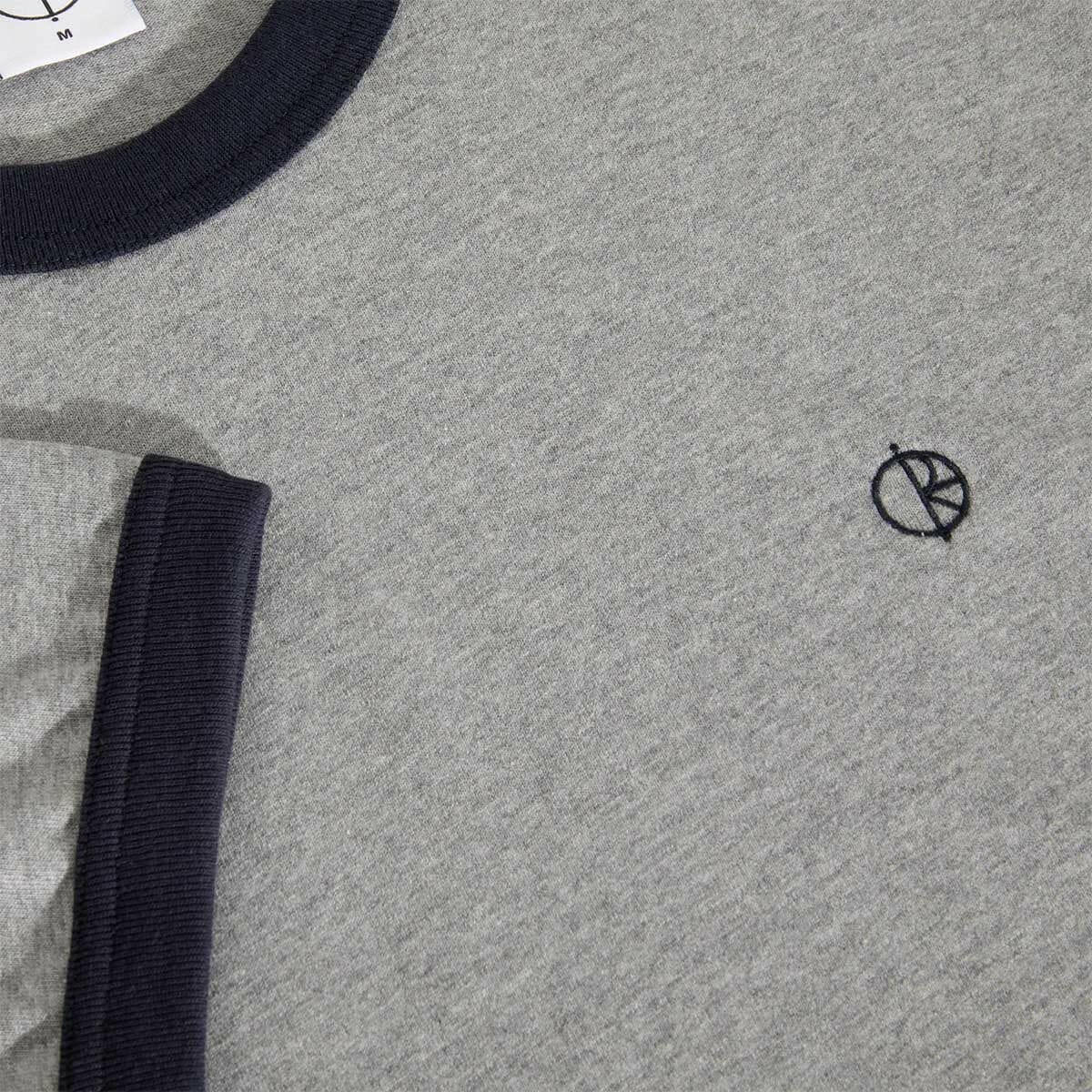 Polar - Ringer Tee Heather Grey/Navy.