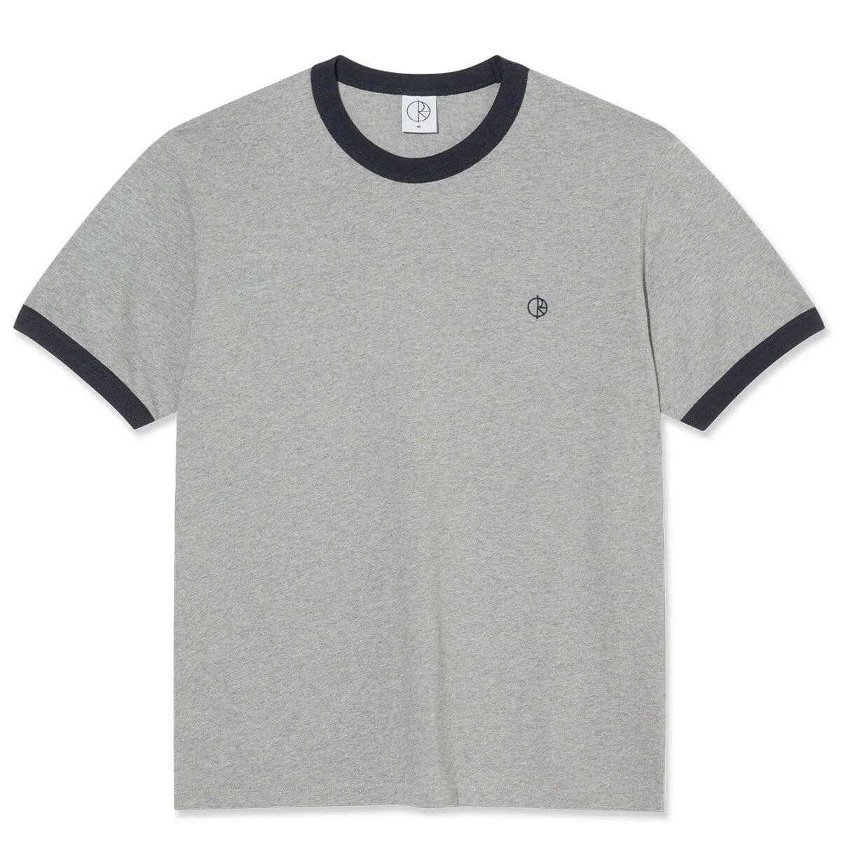 Polar - Ringer Tee Heather Grey/Navy.
