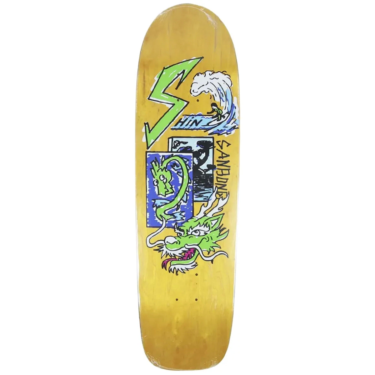 Polar - Shin Sanbongi Bonzai Ride Surf Jnr 8.75 Skateboard Deck.