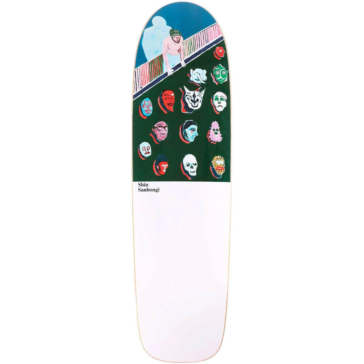 Polar - Shin Sanbogi Trophy Head Surf Jr 8.75 Skateboard Deck.