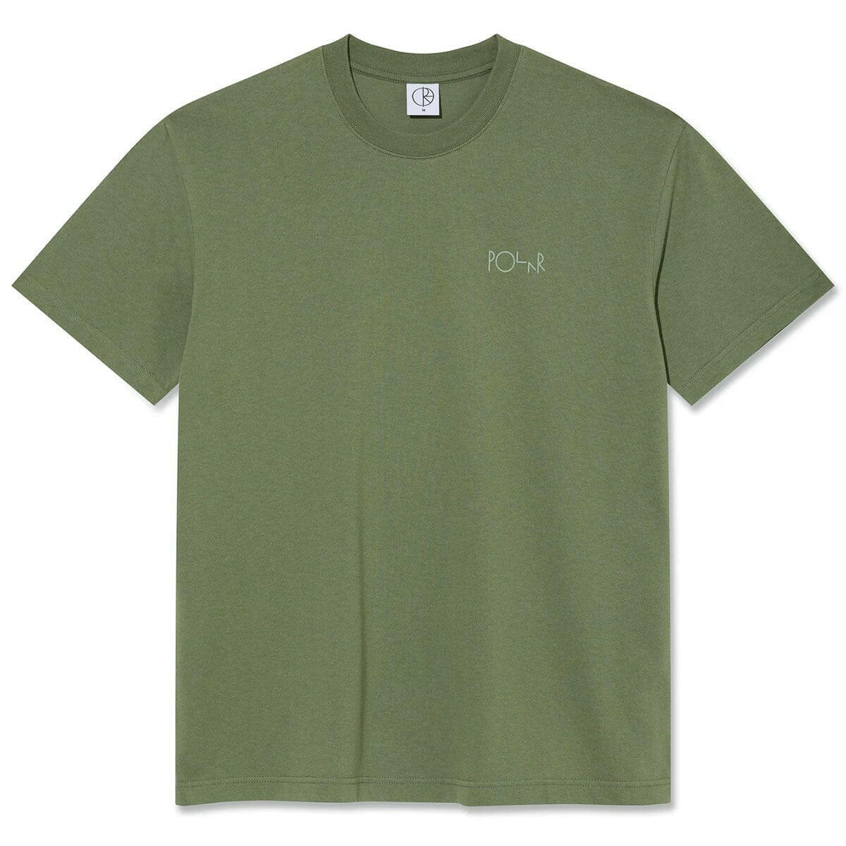 Polar - Stroke Logo Contrast Tee Moss Green.