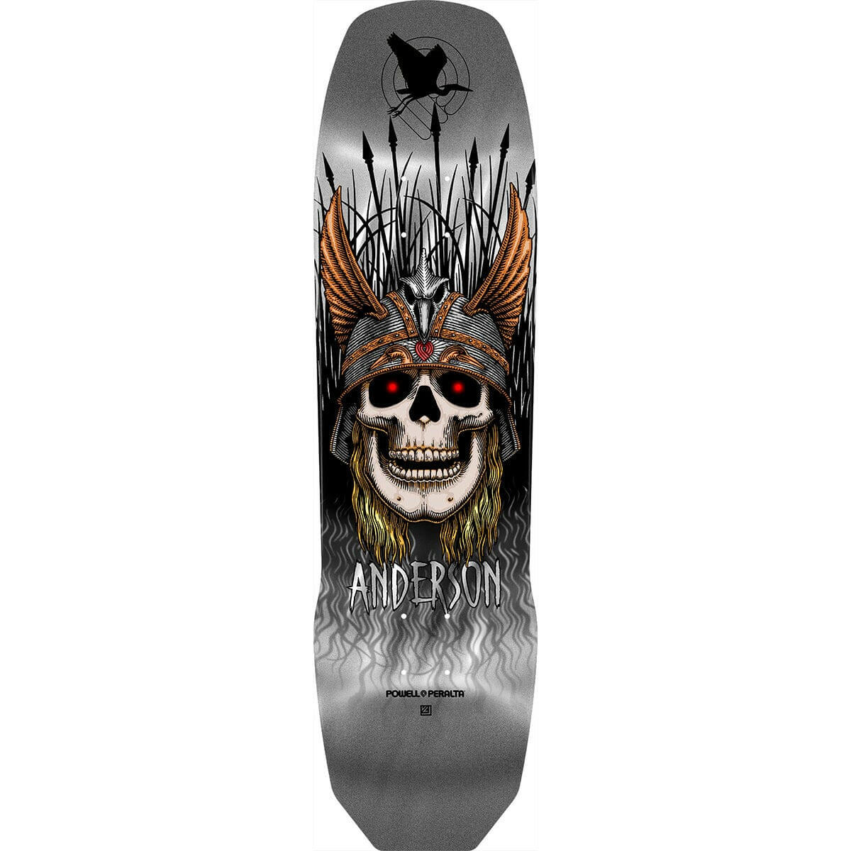 Powell Peralta Andy Anderson Silver 8.45 Skateboard Deck