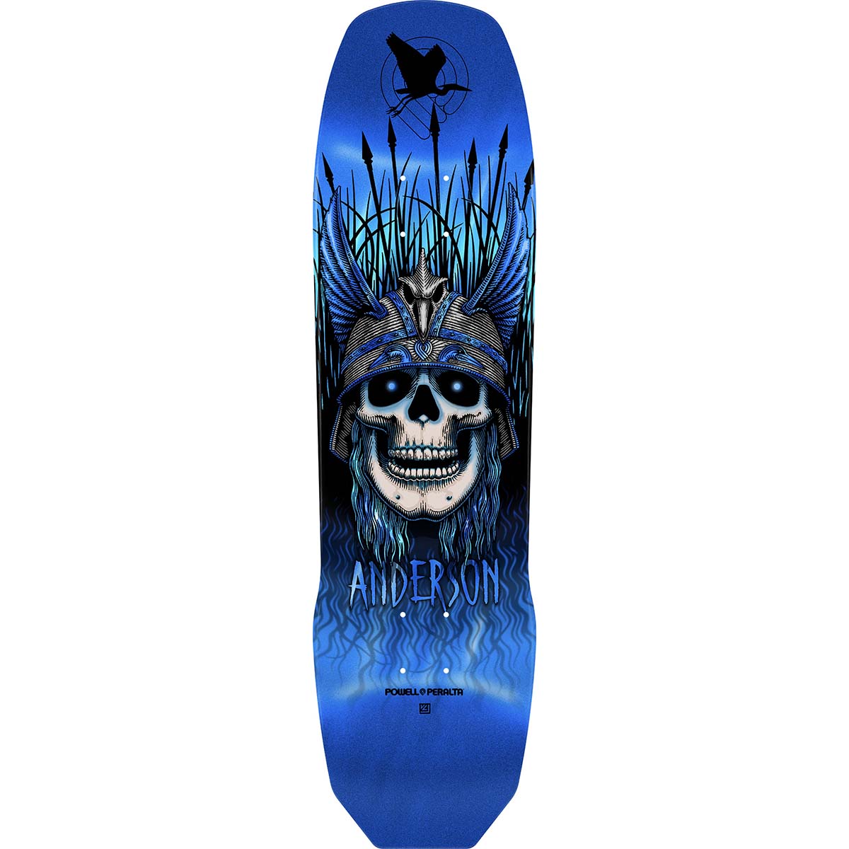 Powell Peralta Andy Anderson Heron Blue 8.45 Skateboard Deck