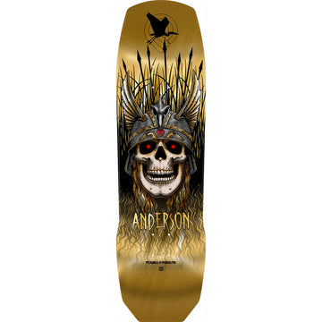 Powell Peralta - Andy Anderson Heron Gold 9.13 Skateboard Deck.