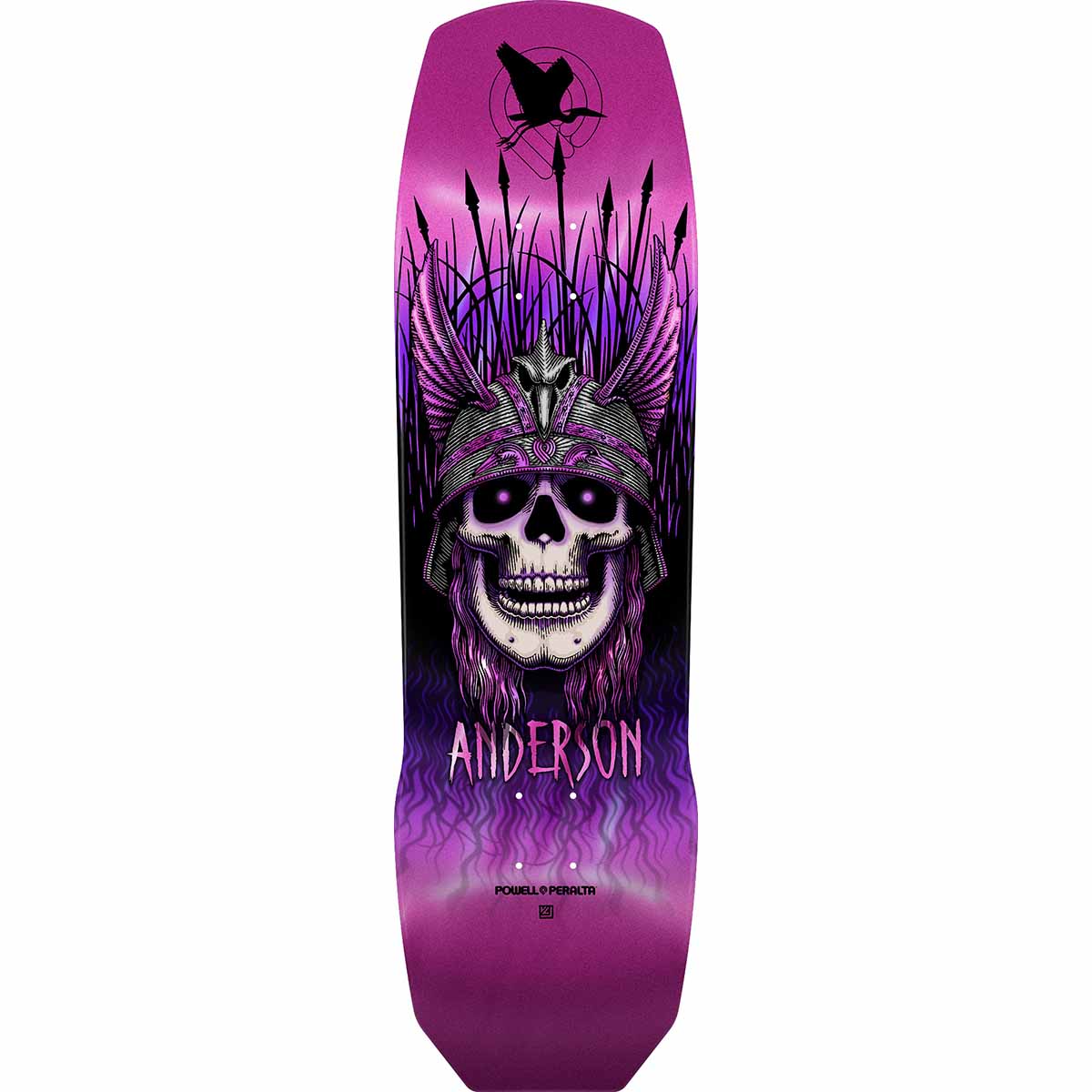 Powell Peralta Andy Anderson Heron Pink 9.13 Skateboard Deck