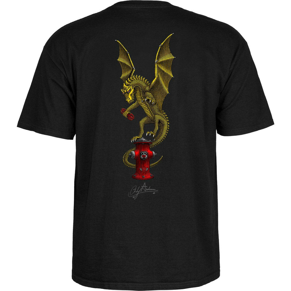 Powell Peralta - Andy Anderson Vajra Tee Black.
