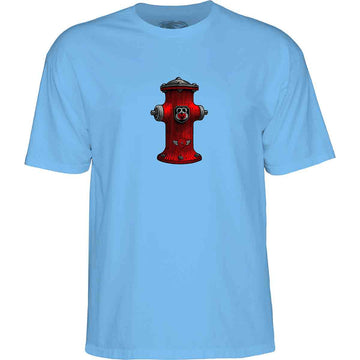 Powell Peralta Andy Anderson Hydrant Youth Tee Carolina Blue Front