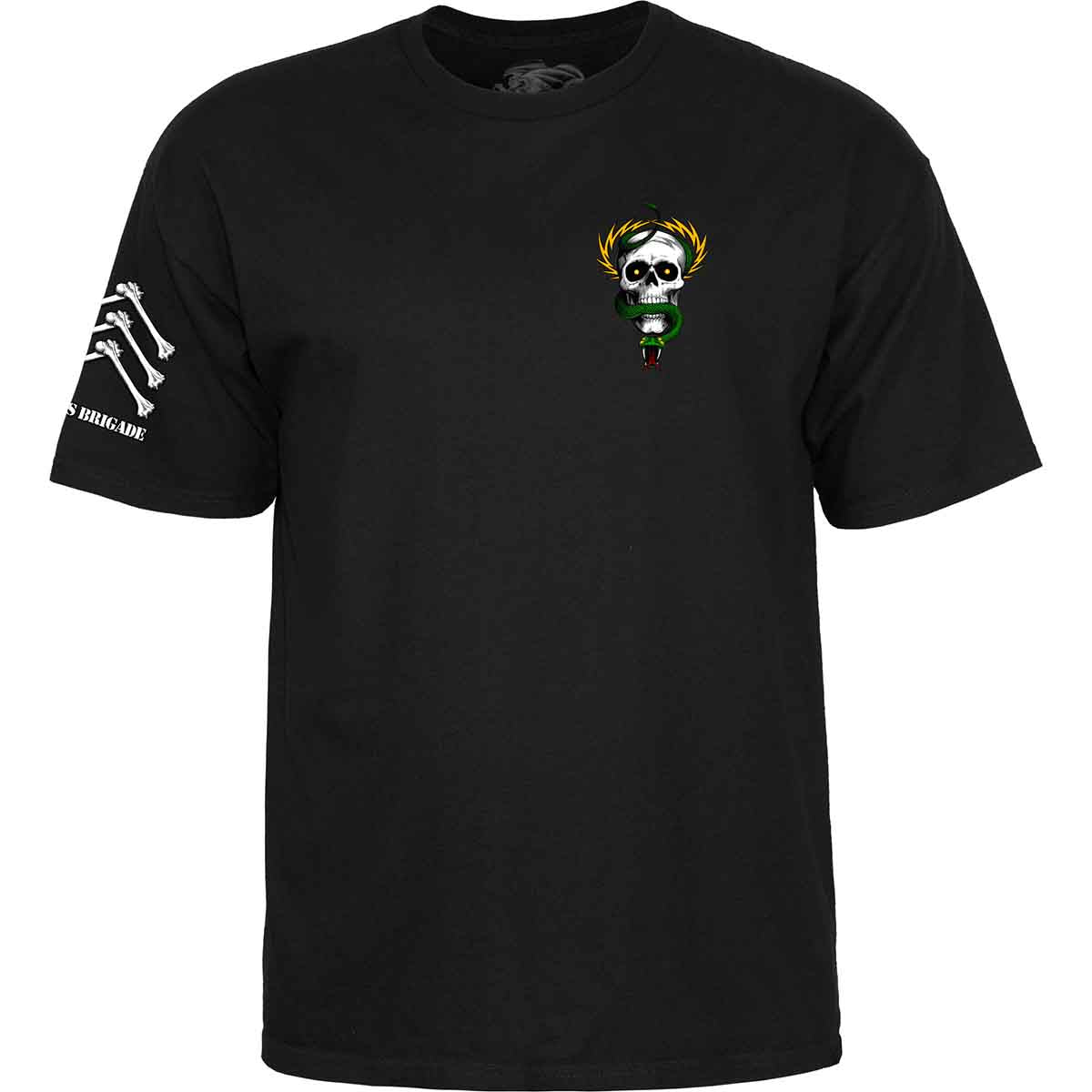Powell Peralta Mike McGill Bones Brigade 17 Tee Black Front