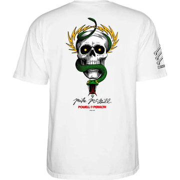Powell Peralta Mike McGill Bones Brigade 17 Tee White Back