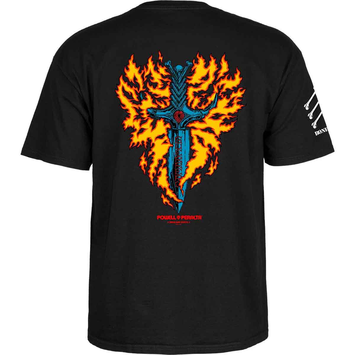 Powell Peralta Tommy Guererro Bones Brigade 17 Tee Black Back