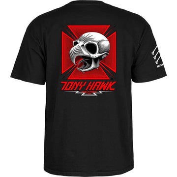 Powell Peralta Tony Hawk Bones Brigade 17 Tee Black Back