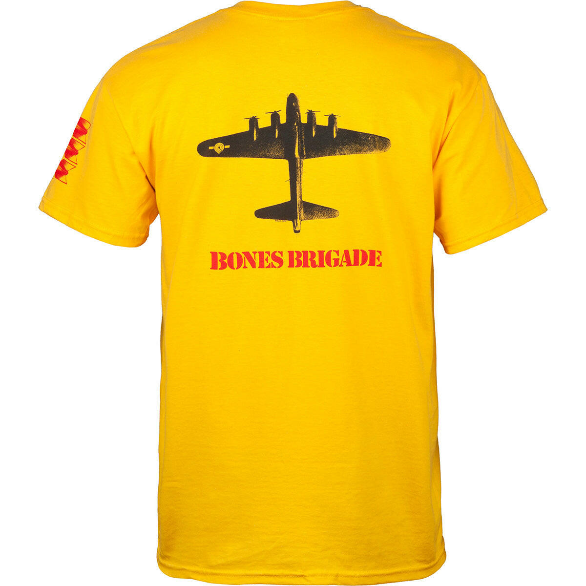 Powell Peralta - Bones Brigade Bomber Tee Gold.