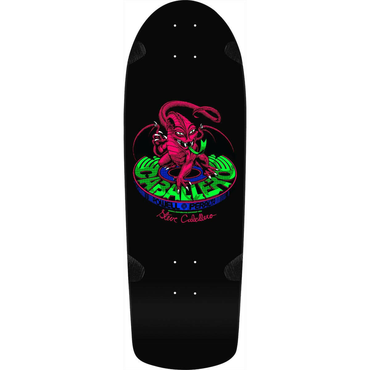Powell Peralta - Steve Caballero Bones Brigade Series 14 10.47 Reissue Skateboard Deck.