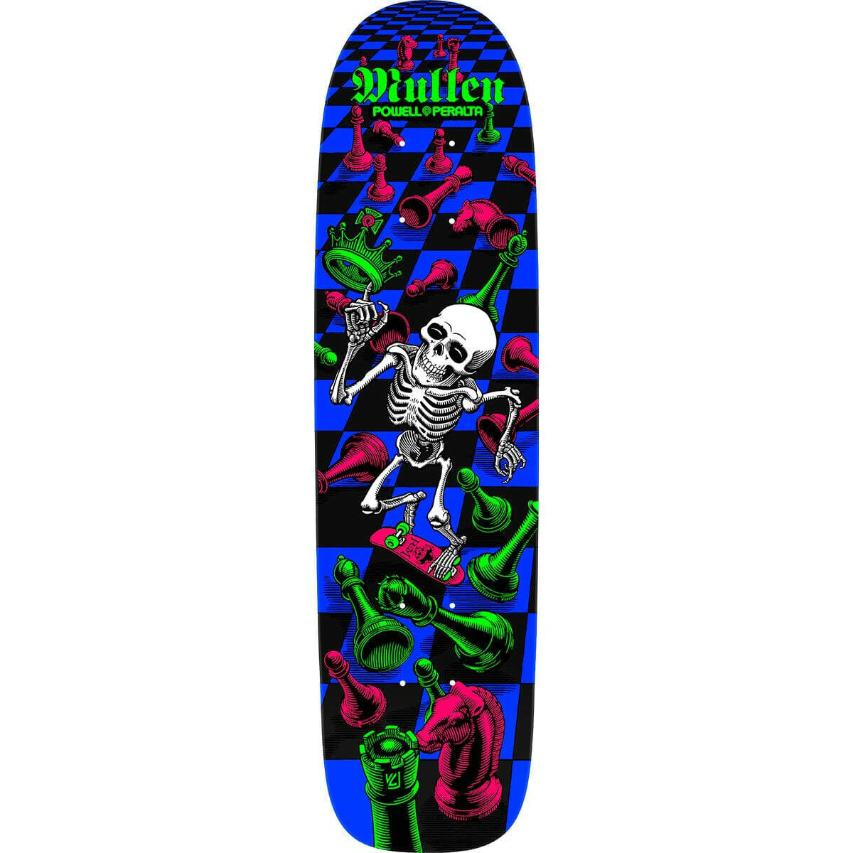 Powell Peralta - Rodney Mullen Bones Brigade Series 14 7.4 Reissue Skateboard Deck.