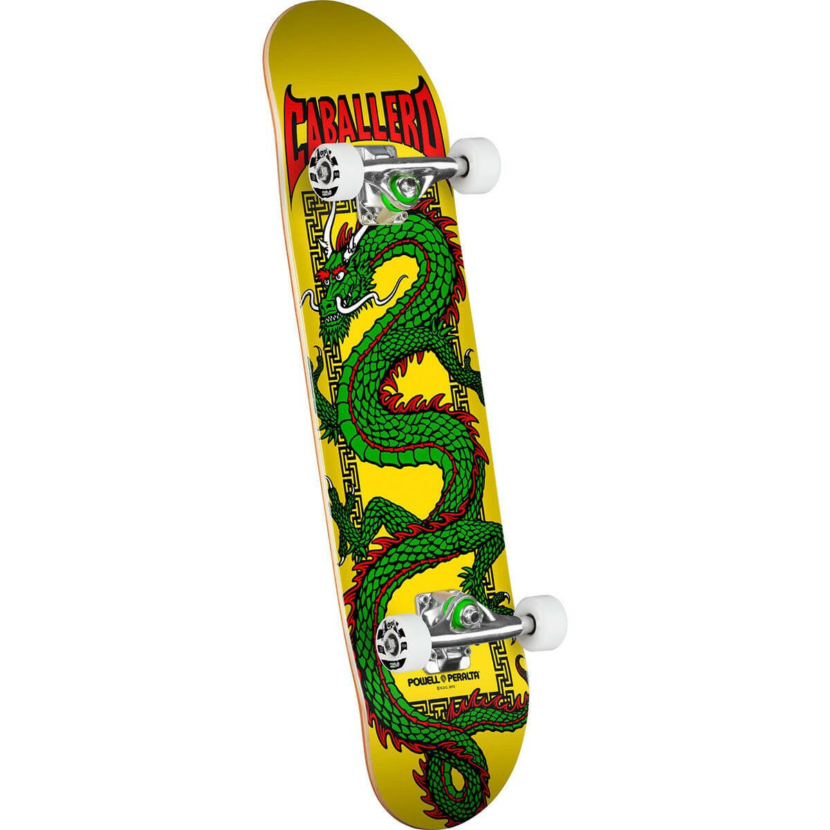Powell Peralta - Cab Chinese Dragon Yellow 7.5 Complete Skateboard.