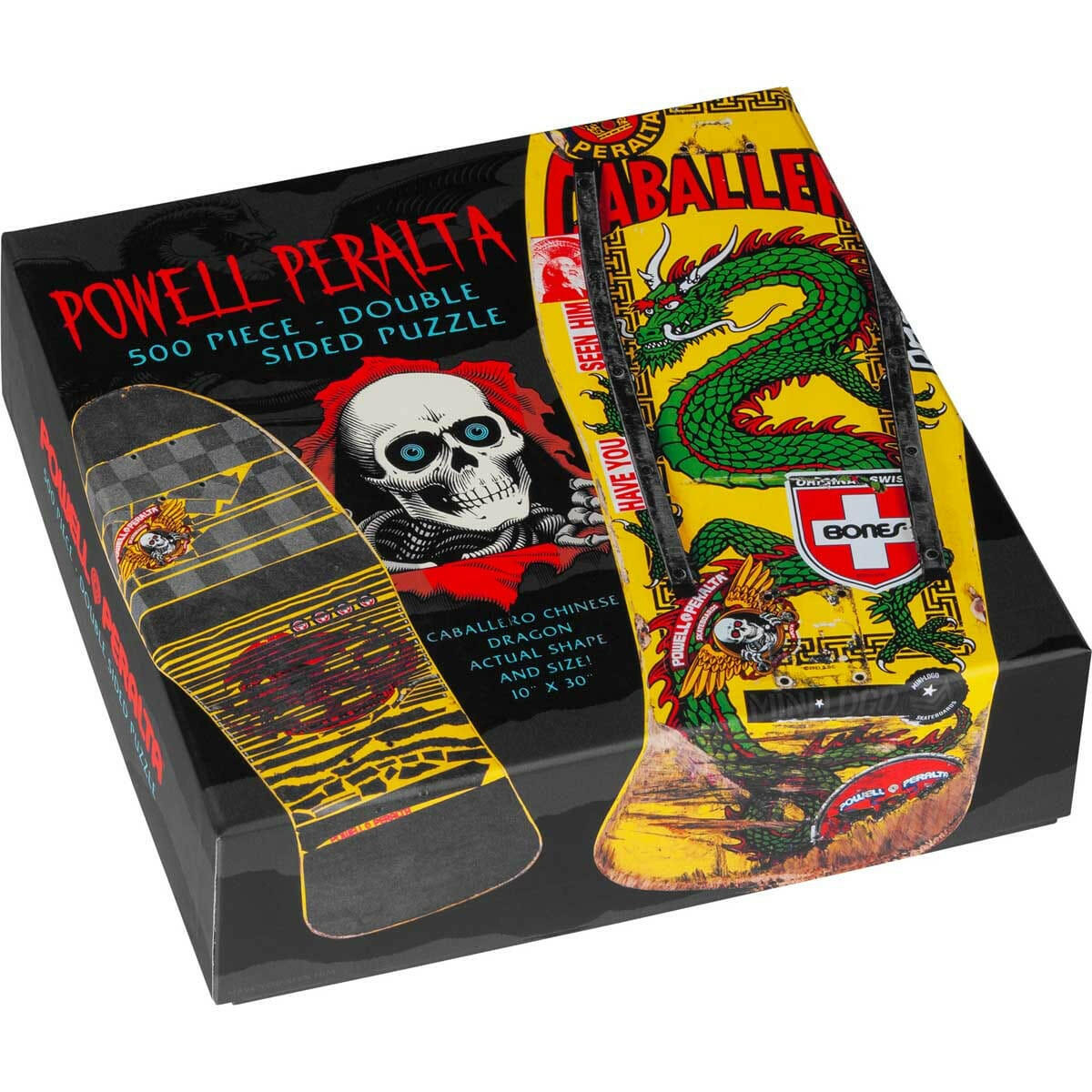 Powell Peralta -  Cab Chinese Dragon Yellow Jigsaw Puzzle.