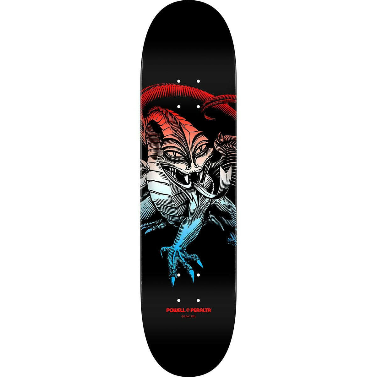 Powell Peralta - Steve Caballero Dragon Blue Fade 248 8.25 Skateboard Deck.