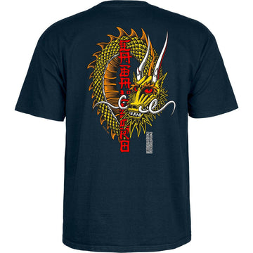 Powell Peralta - Caballero Ban This Dragon Tee Navy.