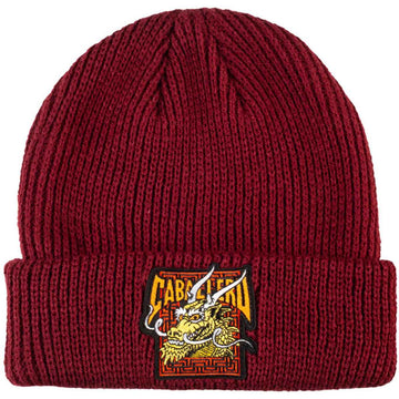 Powell Peralta Caballero Dragon Beanie Burgundy