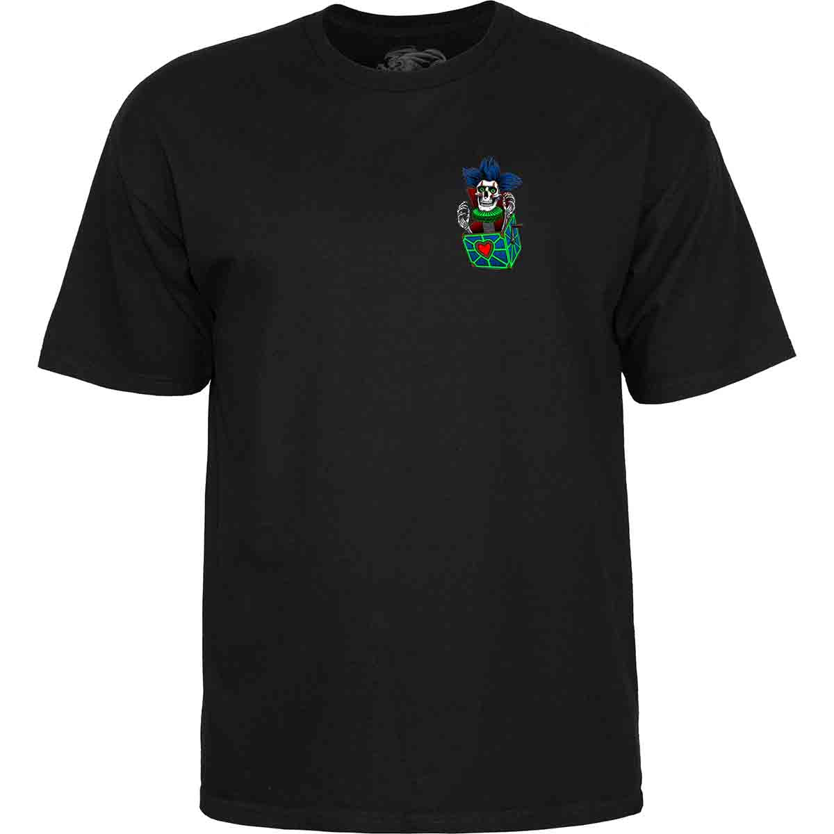 Powell Peralta Chris Hiett Skull Tee Black Front