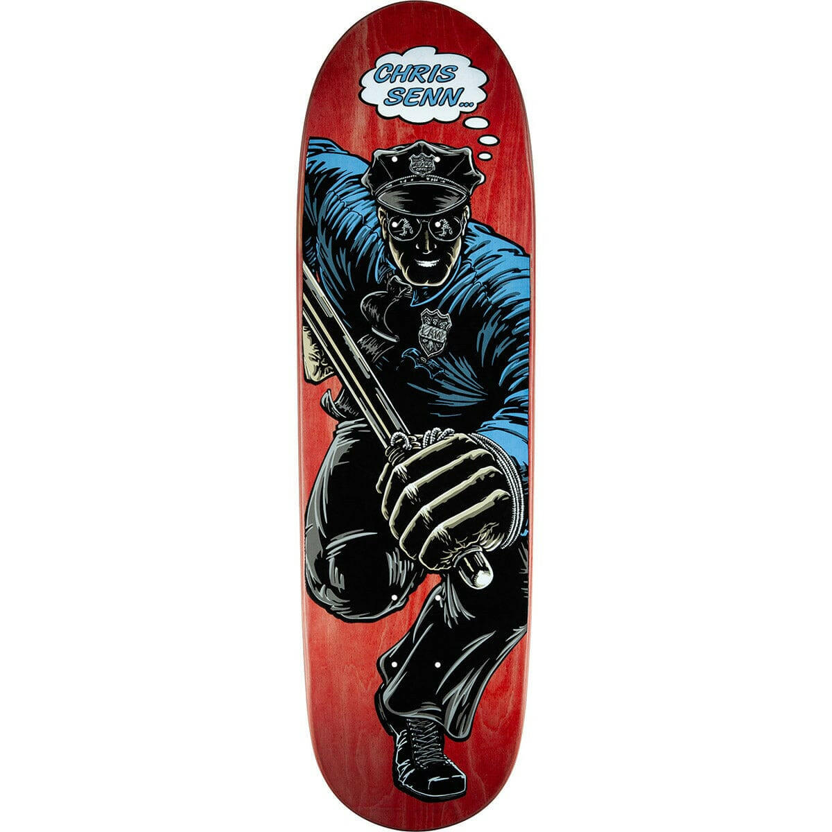 Powell Peralta - Chris Senn Cop 9.13 Reissue Skateboard Deck.