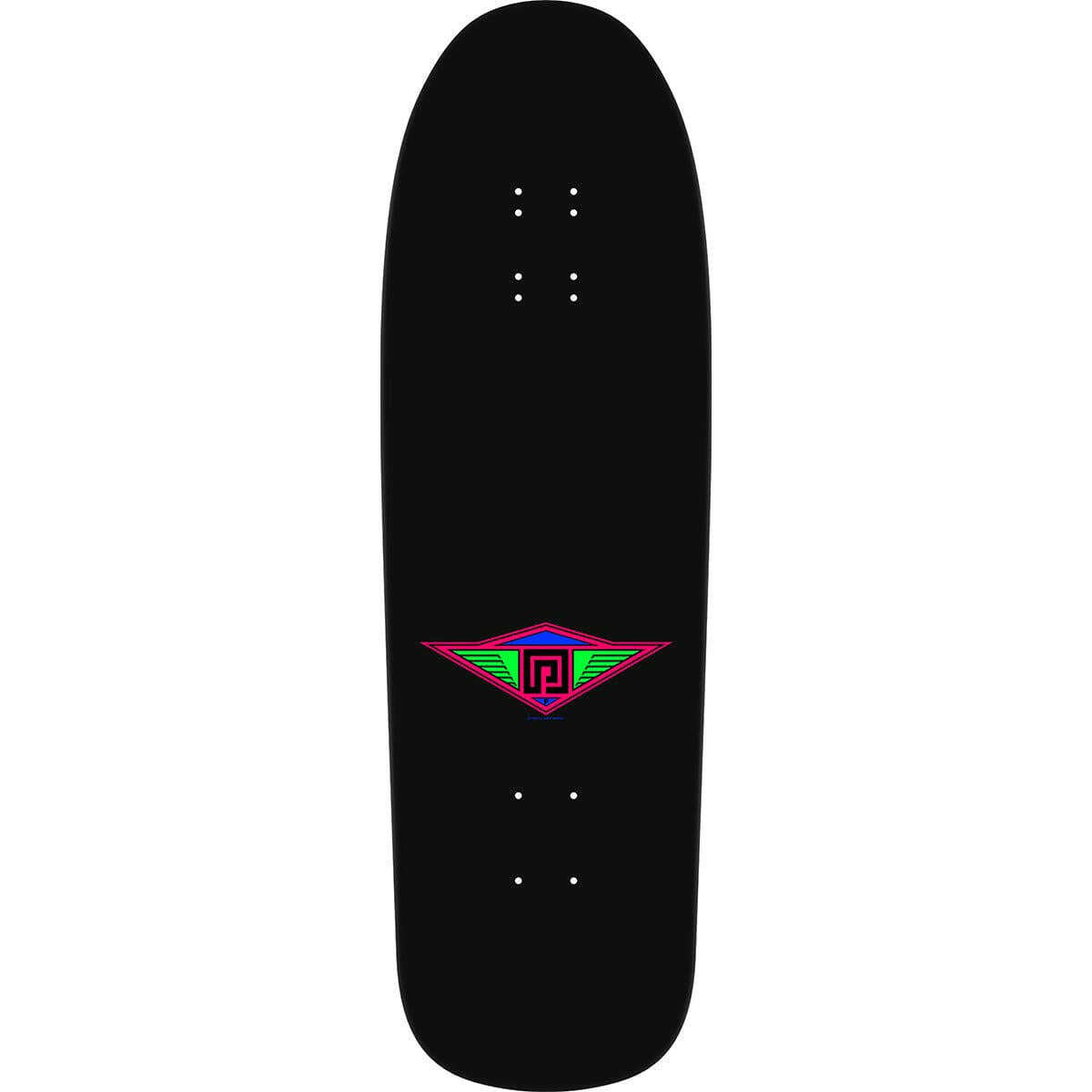Powell Peralta - Lance Conklin Face 2 Blacklight 9.75 Reissue Skateboard Deck.