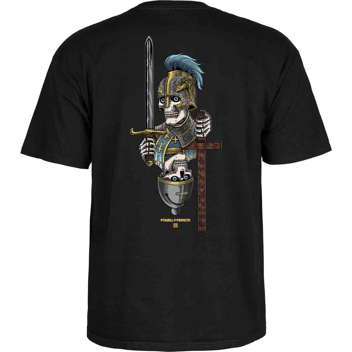Powell Peralta Dan Corrigan Chess Skulls Tee Black Back