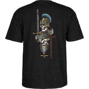 Powell Peralta Dan Corrigan Chess Skulls Tee Black Back