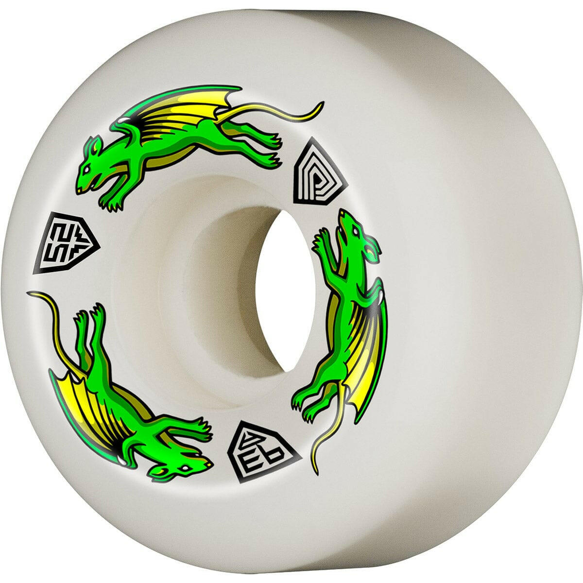 Powell Peralta - Nano Rats Dragon Formula 52MM X 30MM 93A Skateboard Wheels.