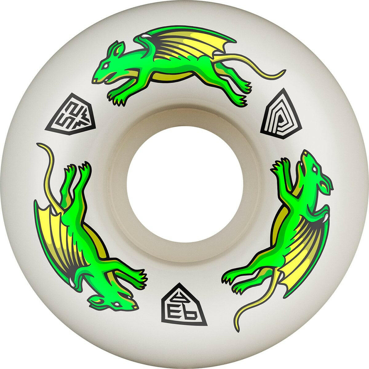 Powell Peralta - Nano Rats Dragon Formula 52MM X 34MM 93A Skateboard Wheels.