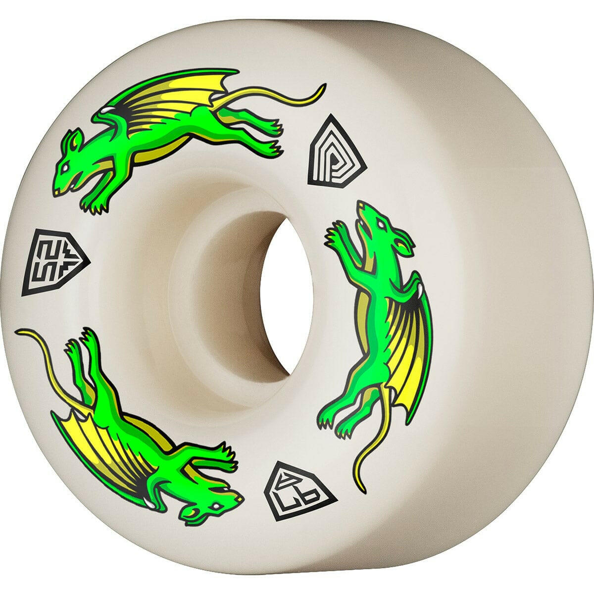 Powell Peralta - Nano Rats Dragon Formula 52MM X 34MM 97A Skateboard Wheels.