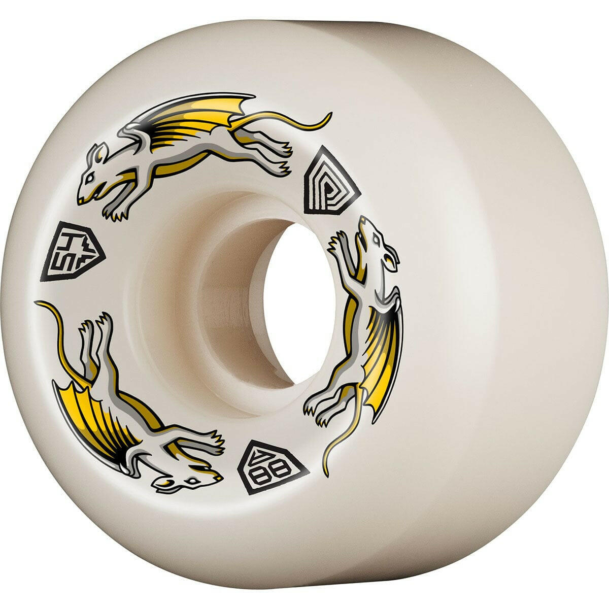 Powell Peralta - Nano Rats Dragon Formula 54MM X 34MM 88A Skateboard Wheels.
