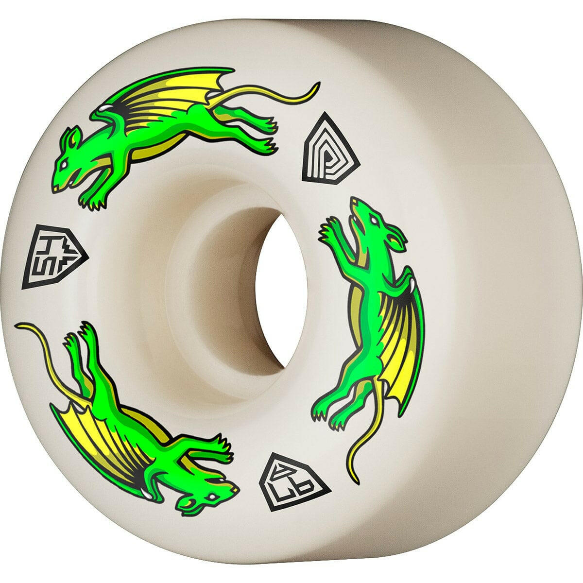 Powell Peralta - Nano Rats Dragon Formula 54MM X 34MM 97A Skateboard Wheels.
