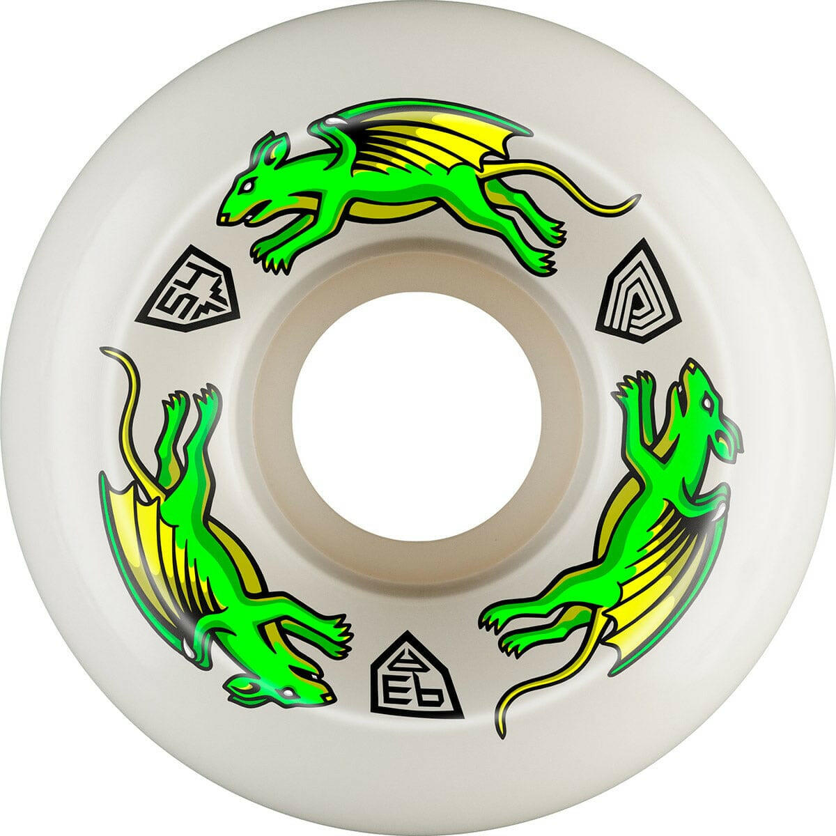 Powell Peralta - Nano Rats Dragon Formula 54MM X 39MM 93A Skateboard Wheels.