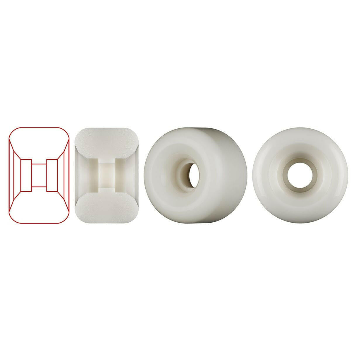 Powell Peralta - Dragon Formula 64MM X 40MM 88A Skateboard Wheels.