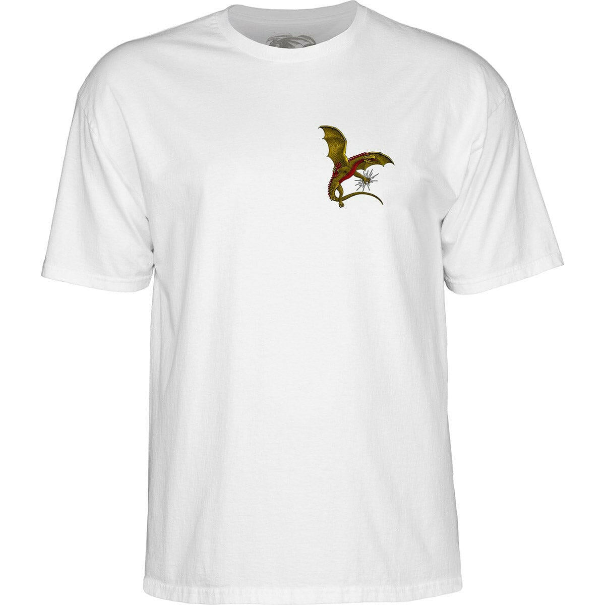 Powell Peralta - Dragon Logo Tee White.