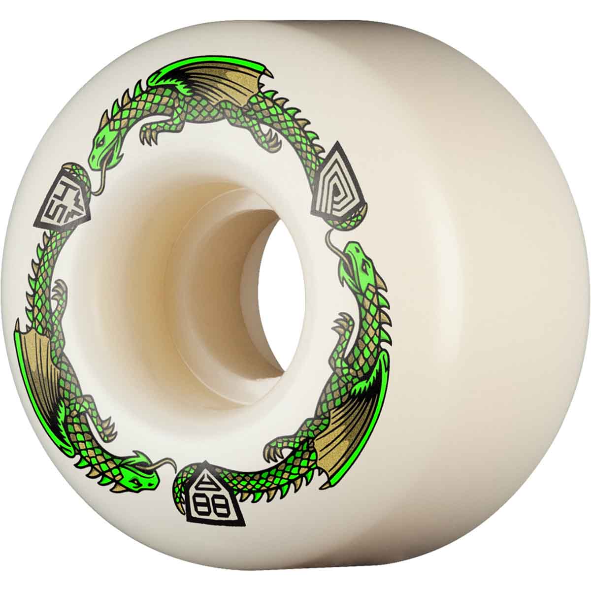 Powell Peralta Dragons Symmetrical 54MM X 34MM 88A Skateboard Wheels