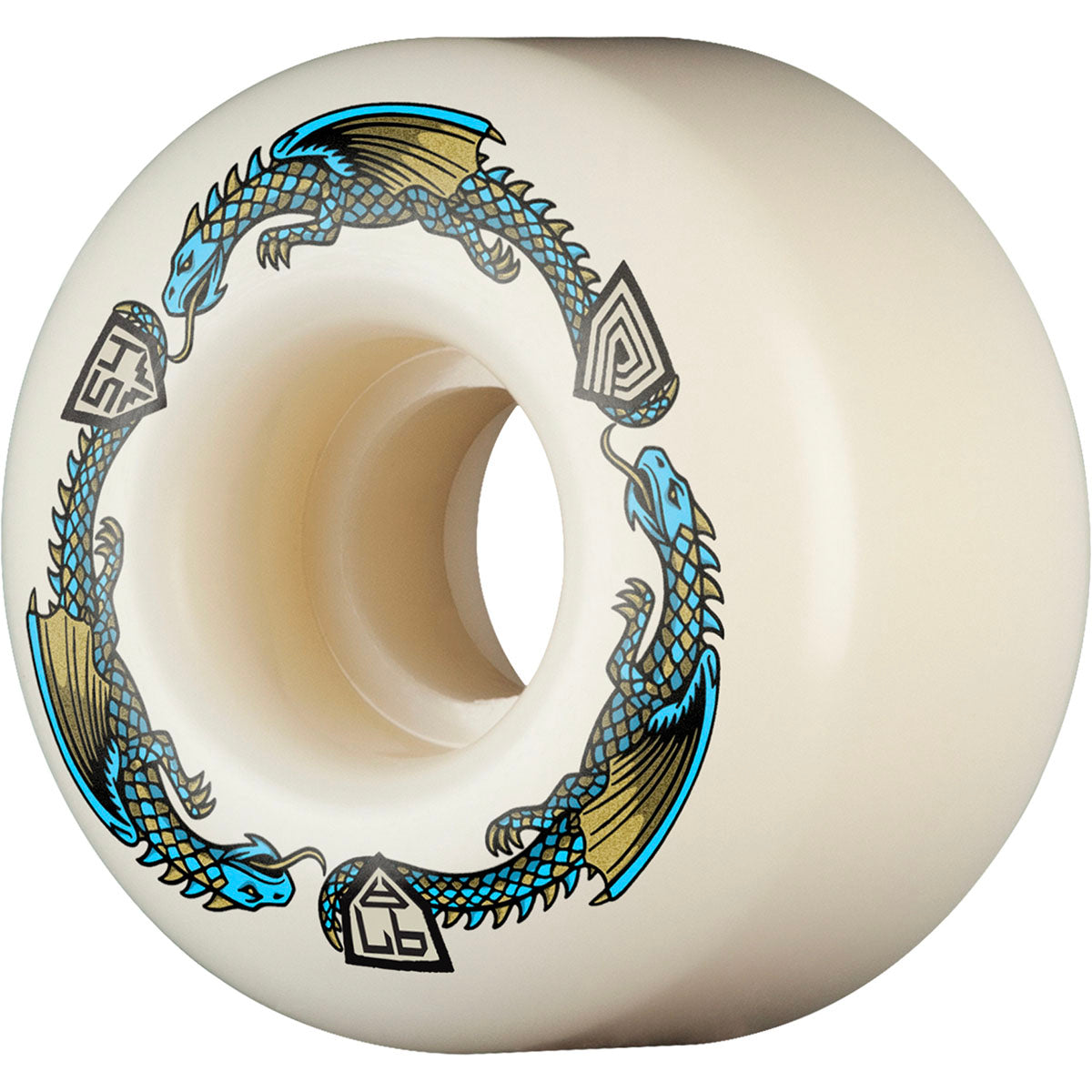 Powell Peralta Dragons V4 Symmetrical 54MM X 34MM 97A Skateboard Wheels