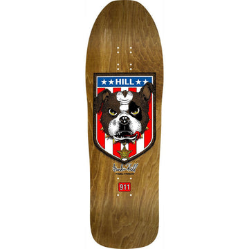 Powell Peralta - Frankie Hill Bulldog Brown 10.0 Reissue Skateboard Deck.