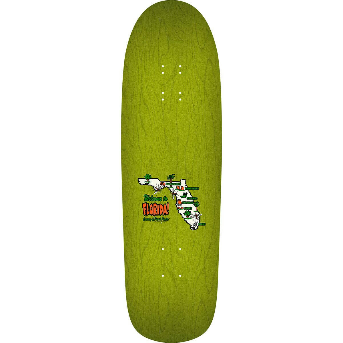 Powell Peralta - Mike Frazier Yellow Man 2 9.5 Reissue Skateboard Deck.