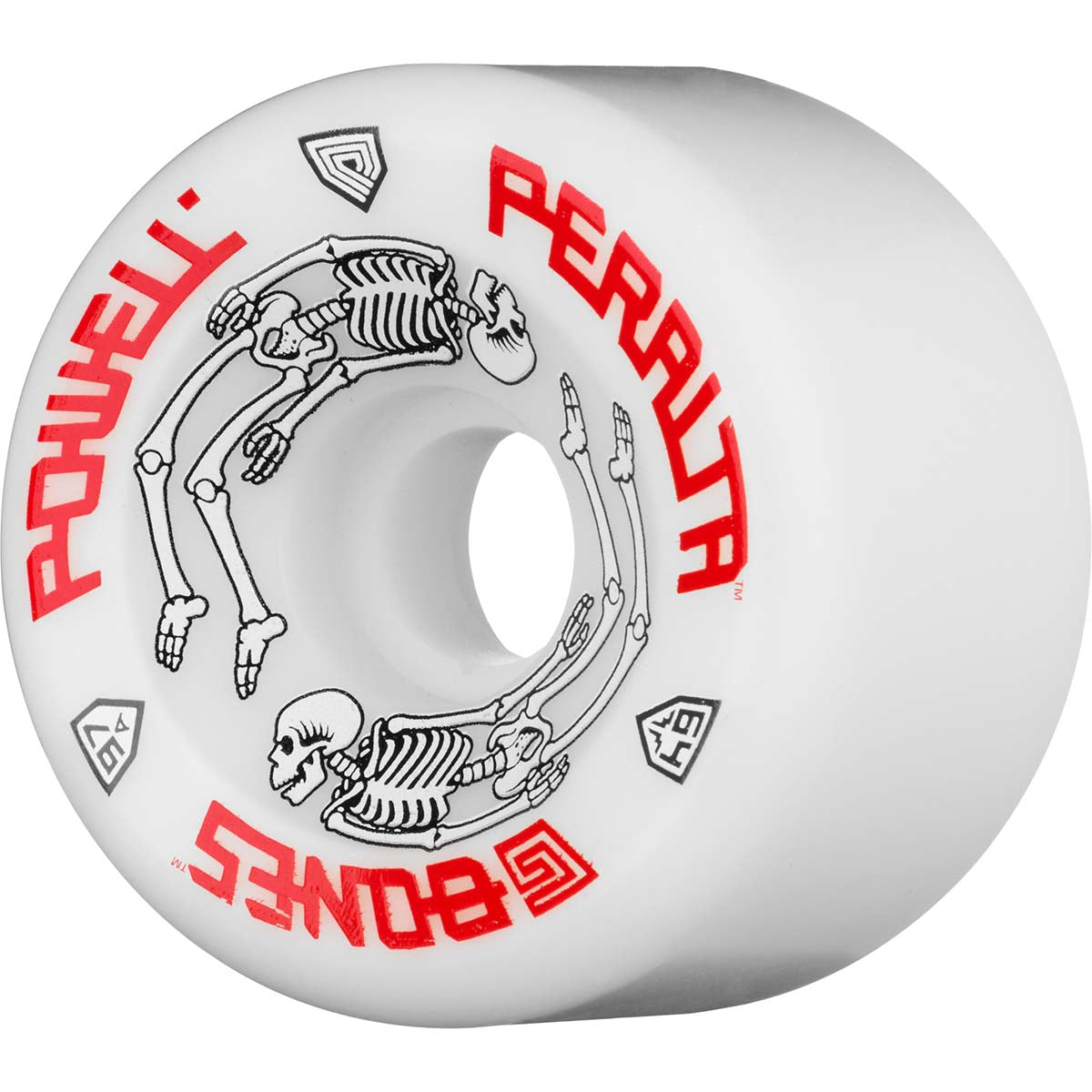 Powell Peralta - G Bones White 64MM 97A Skateboard Wheels.