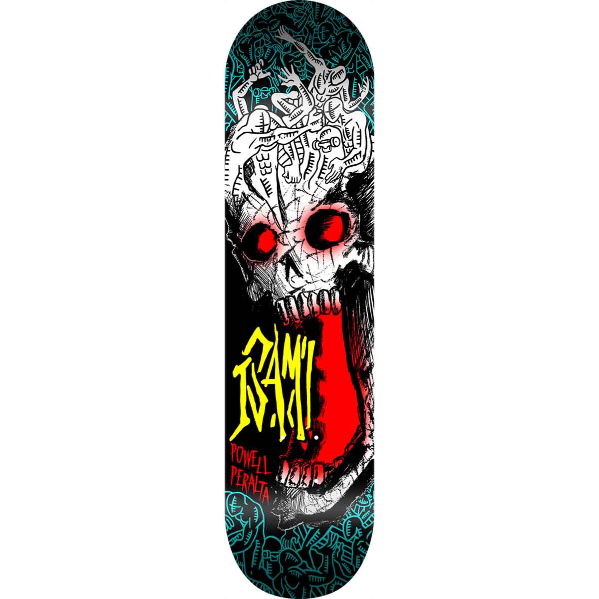 Powell Peralta Isamu Yamamoto Skull Freestyle 7.25 Skateboard Deck