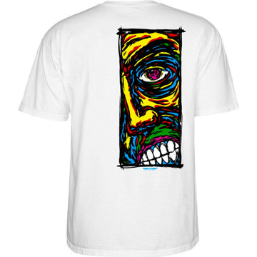 Powell Peralta - Lance Conklin Face Tee White.